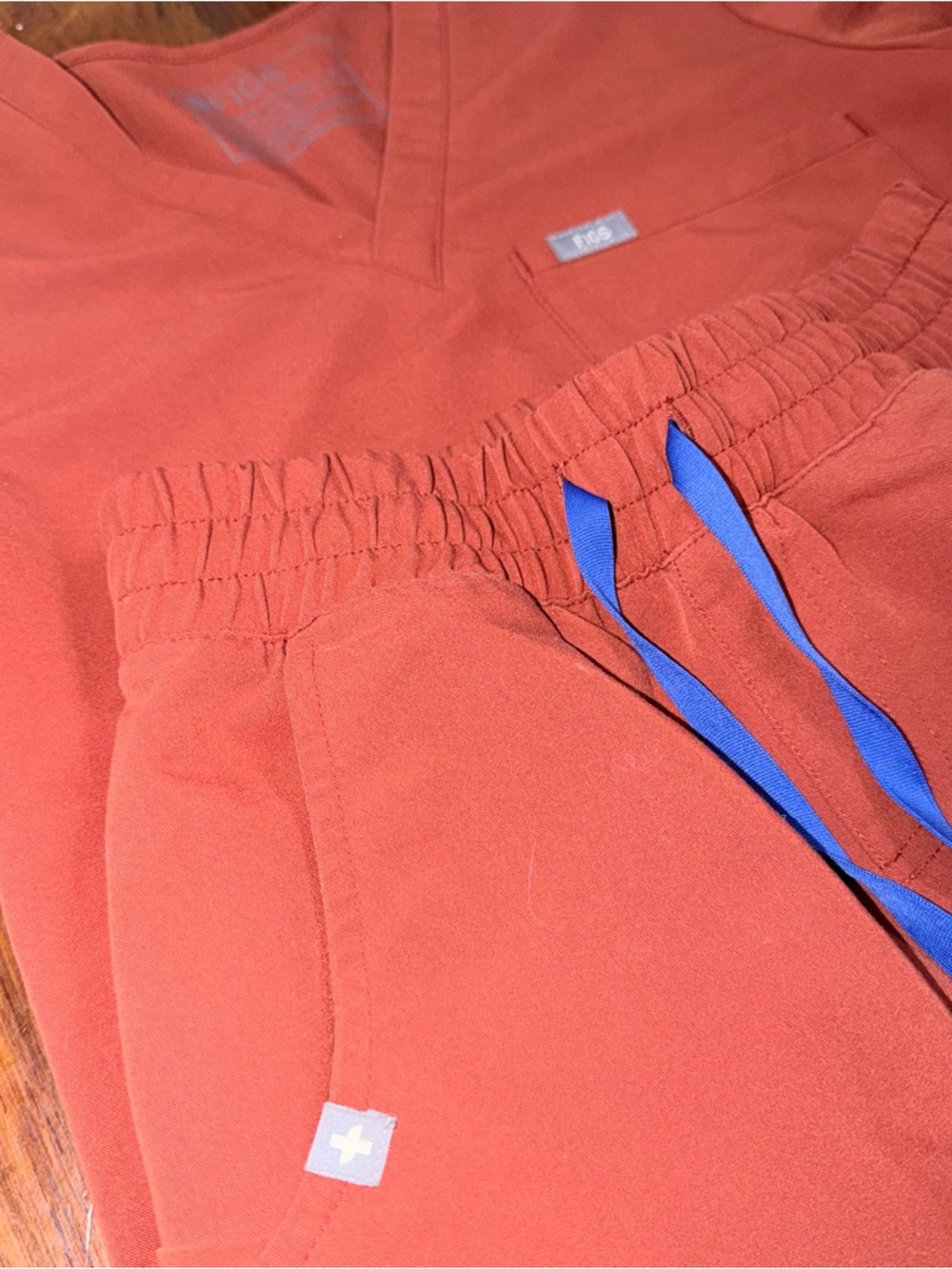 Figs scrubs set Orange
